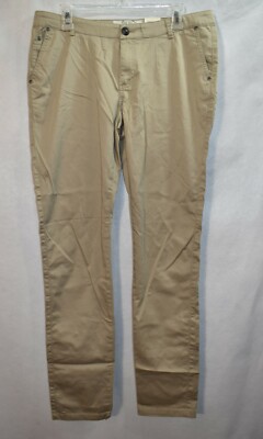D.E.P.T. Pants Khaki  Size Large Women's New Low Waist Slim Leg 