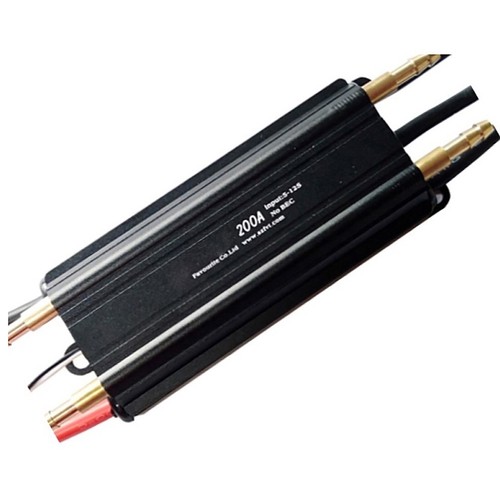 FVT 5-12S 200A High Voltage Fully Waterproof Brushless ESC For RC Boat Model - Picture 9 of 10