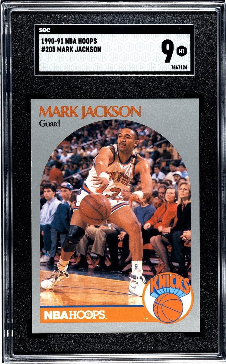 1990 Hoops Mark Jackson Menendez Brothers Background SGC 9 MINT