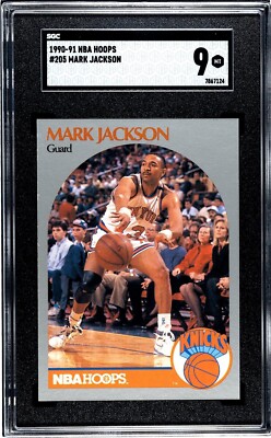1990 Hoops Mark Jackson Menendez Brothers Background SGC 9 MINT