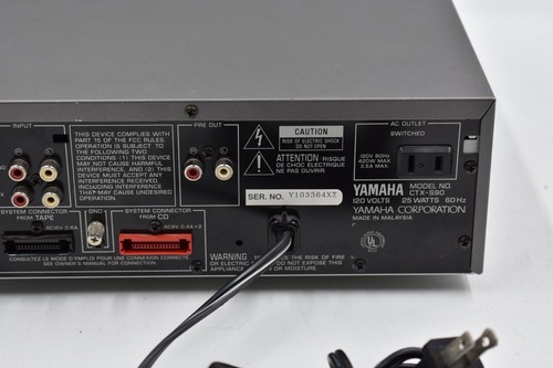Yamaha CTX-S90 PreAmp DISPLAY NOT WORKING - Picture 8 of 9