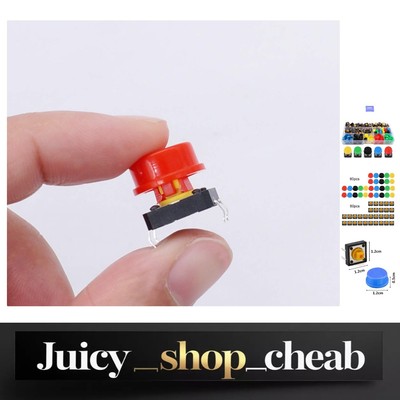 160 Stück Momentary Tactile Push Button 12x12x7,3 mm für Arduino-Projekte