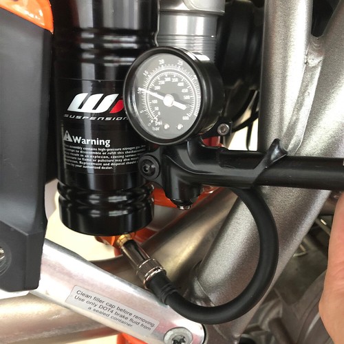 Fit WP Gasventil Hinterradfederung Für Husqvarna TC85 18-22 TC 125 250 2017-2022 - Picture 4 of 9
