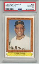 1985 TOPPS WOOLWORTH #26 WILLIE MAY SAN FRANCISCO GIANTS PSA 10 LOW POP RARE