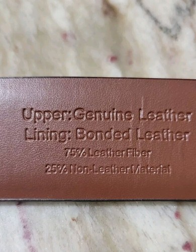 Stafford Essentials Men's Brown Leather Belt (S) - Picture 4 of 5