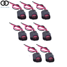 8 Pcs Fuel Injector Connector Wiring Plug For EV6EV14 USCAR Pigtail Cut & Splice