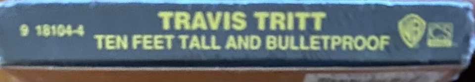 Travis Tritt Ten Feet Tall And Bulletproof USA Cassette Cassingle Sealed - Image 3 of 3