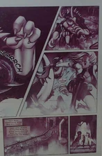 By the Horns: Dark Earth #11 - Page 14 - Magenta - Splash Comic Printer Plate -
