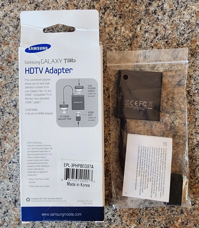 Samsung Galaxy Tab HDTV Adapter - EPL-3PHPBE - Rare - Image 2 of 4