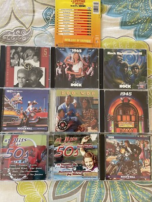 11 CD Rock Lot Mostly TIME LIFE Glory Days, Rock n Roll Era Classic, Hit Parade