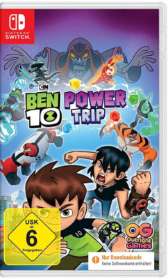 Ben 10 Power Trip - Code in a Box - Nintendo Switch - Neu & OVP