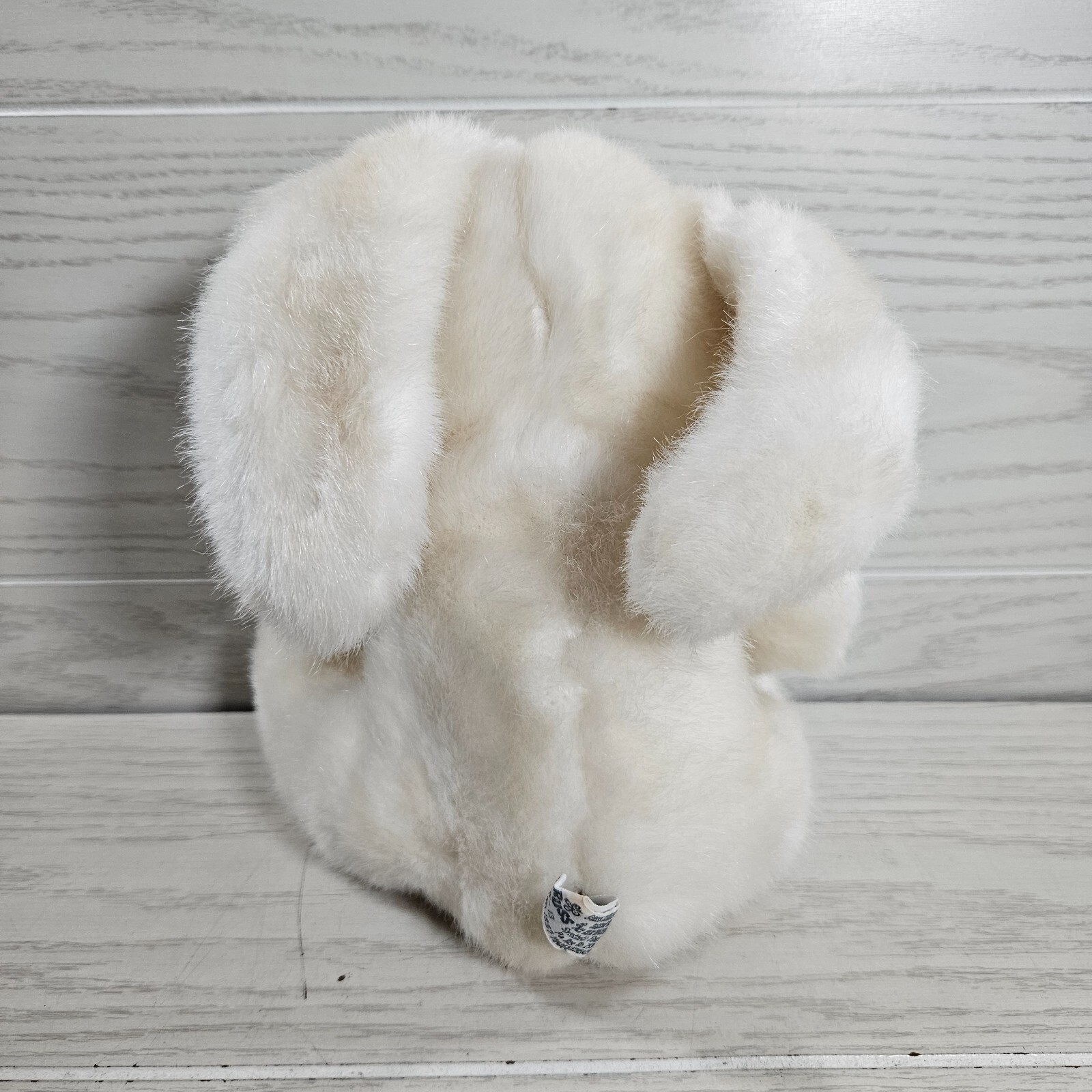 RUSS BERRIE & CO Plumbunny Item #1857 Bunny Rabbit Plush White Vintage