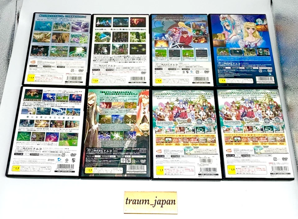 PS2 Tales of Destiny Symphonia Rebirth Abyss Legendia Fandom set Tested Namco - Image 2 of 4