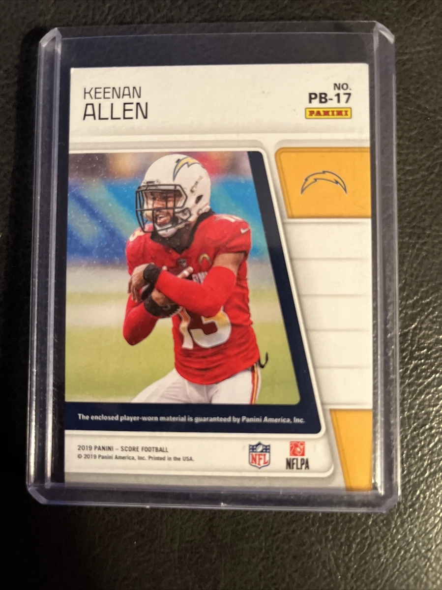 KEENAN ALLEN 2019 Panini Score PB 17 Pro Bowl Jerseys PATCH