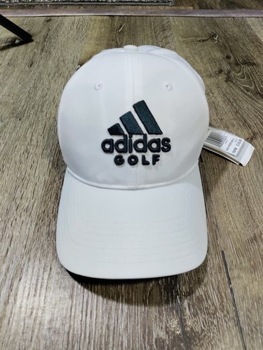 Adidas Golf Performance Snapback Hat White HA9257 Emboridered Logo