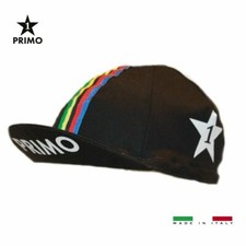 PRIMO CAPPELLINO CLASSICO RETRO VINTAGE WORLD CHAMPION BLACK BIKE CYCLING CAP