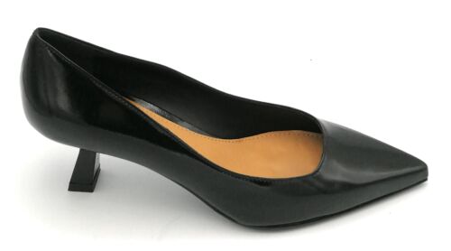 Chantal 1902 Black Paint Heel Necklace 5cm Rubber Bottom 3/4