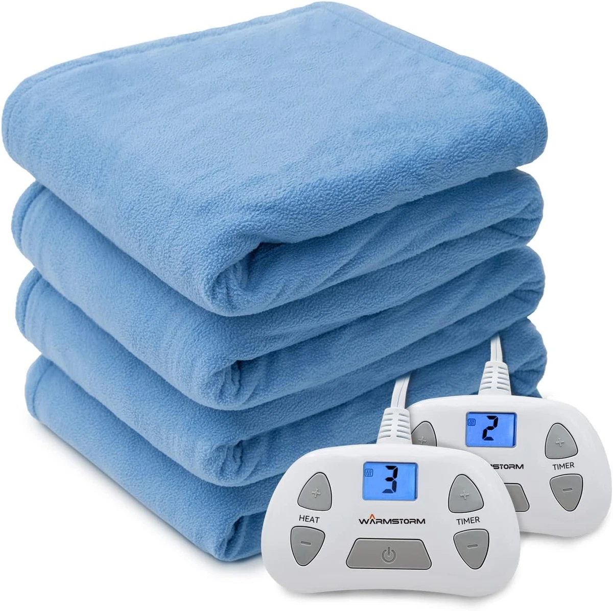 Fleece electric blanket king size hot sale