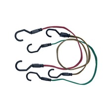 Cavo elastico piatto assortito L. 18 mm. da 500 a 800 mm. con ganci in plastica 