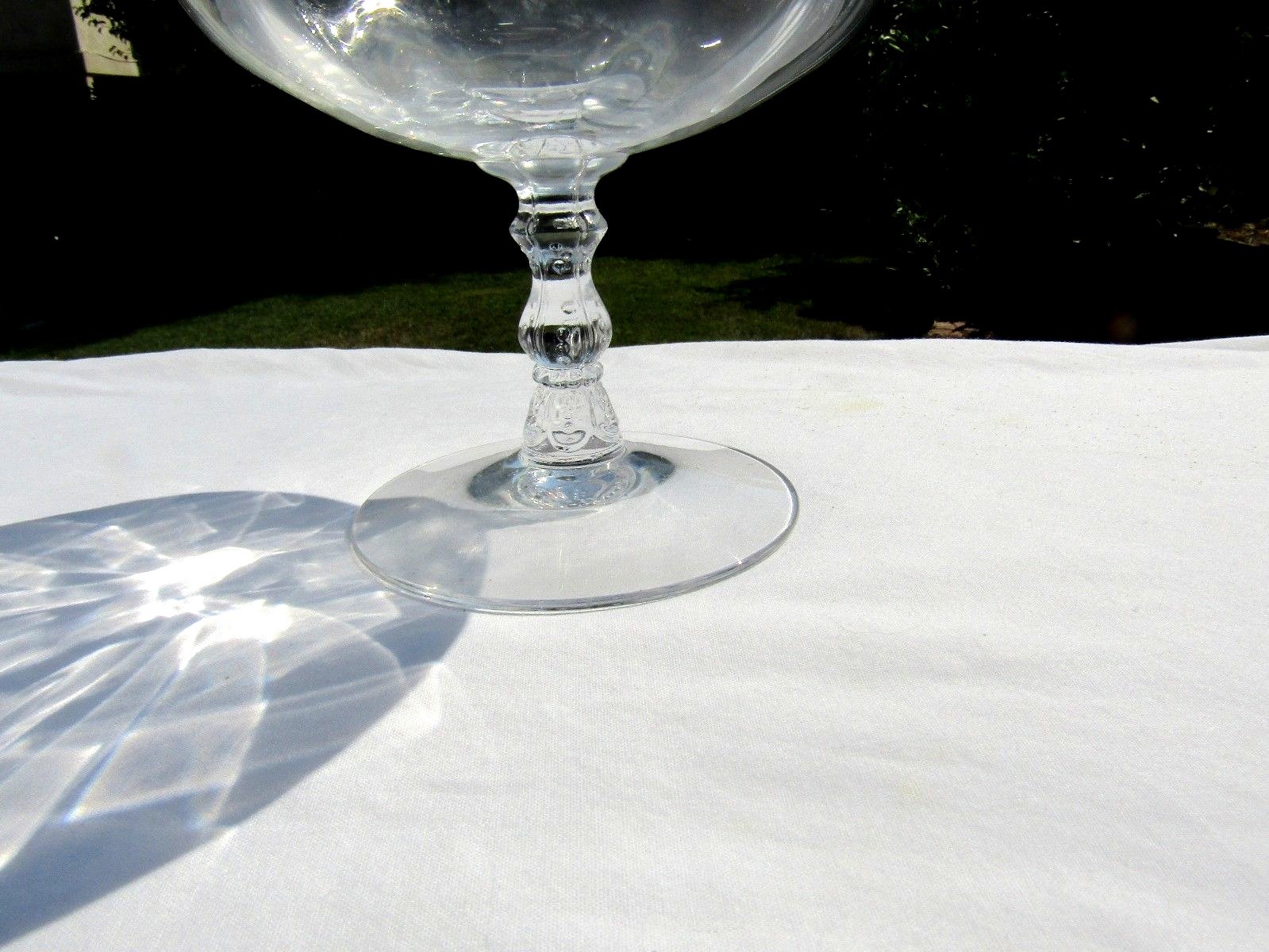 Crystal Clear Fostoria Navarre Brandy Inhaler Glass 5½" eBay