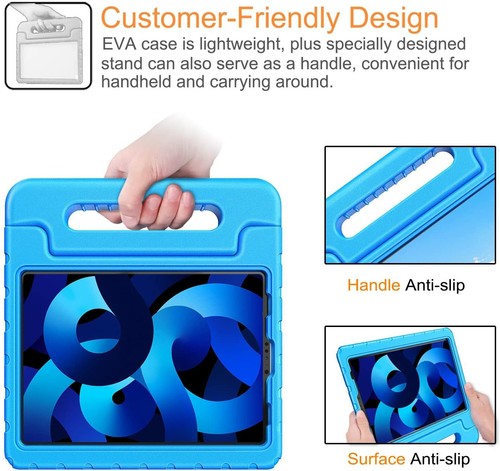 Shockproof Case For iPad Air 5th Gen 2022/4th Gen Kids Friendly Handle Cover - Picture 9 of 12