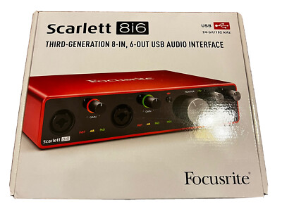 Focusrite Scarlett 8i6 2-Channel USB Audio Interface - SCARLETT