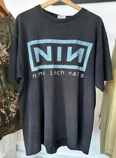 NIN Nine Inch Nails Band Tour Short Sleeve Black Unisex Tshirt Reprint S-5XL