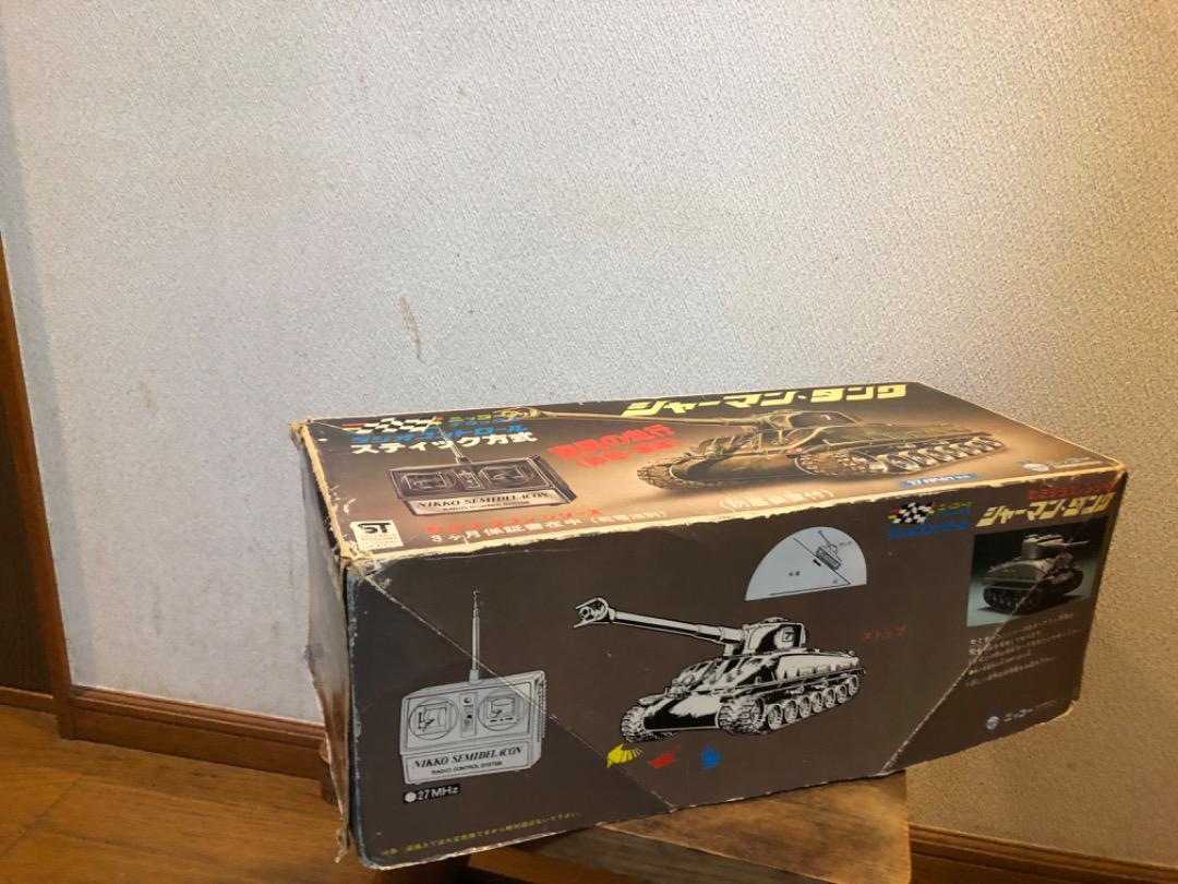 Nikko Deluxe Radio Control Sherman Tank W/BOX F/S FEDEX | eBay
