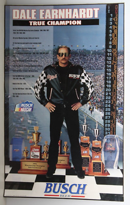 Dale Earnhardt 1996  True Champion Busch Poster 16'' X  25''