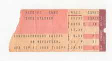 9/17/1986 NY Mets v Cubs Ticket Stub Clinch Division Title Fans Rush Field RARE