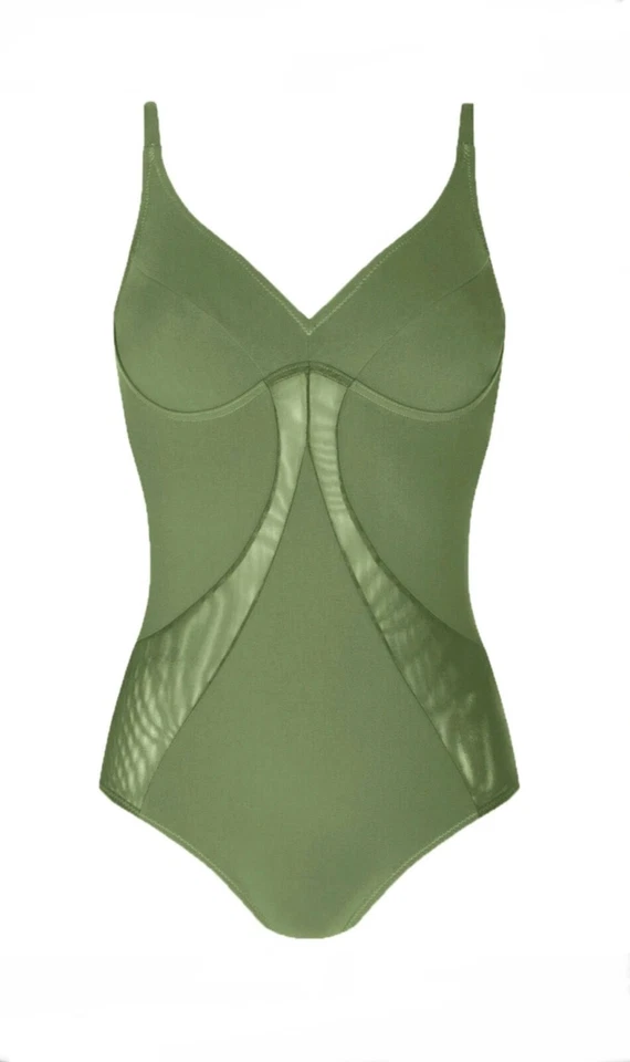 Triumph Badeanzug transparente Einsätze Delicate Flowers O 36C 38B 38C 38D 38E - Bild 1 von 1