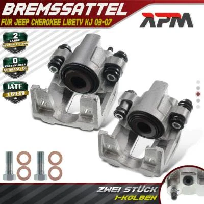 2X Étrier De Frein Arrière Gauche Droite Pour Jeep Cherokee Liberty KJ 03-07 - Photo 1/4