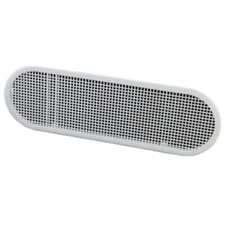 Master Flow Soffit Vent 4"x12" Oval UV Resistant Resin White (Carton of 36)