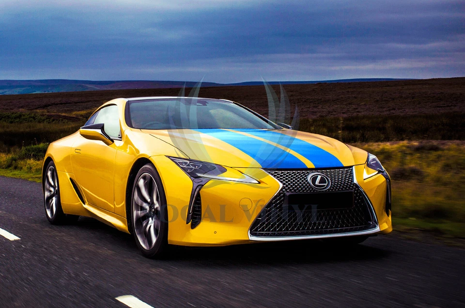 Matte Color Racing Stripes Vinyl Wrap For Lexus IS ES GS Stripe 25FT / 50FT - Image 4 of 4