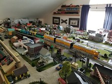 Entire Lionel 0-Guage Train Layout spanning 1950's to 2020's