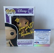 Irene Bedard Signed Autographed Pocahontas Disney Funko Pop 197 PSA/DNA COA 1