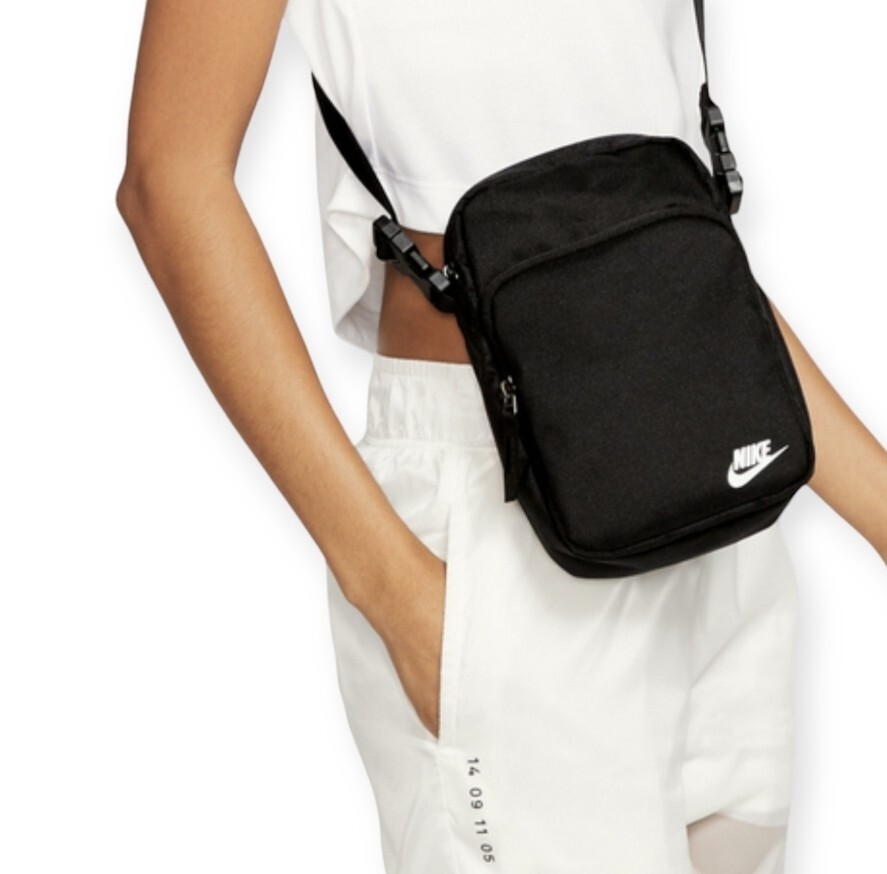 Nike Heritage 2.0 Shoulder Bag - Black for sale online | eBay