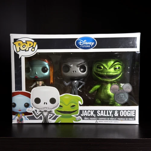Funko Pop! Nightmare Before Christmas - Jack Sally & Oogie - 2013 D23 - LE 500