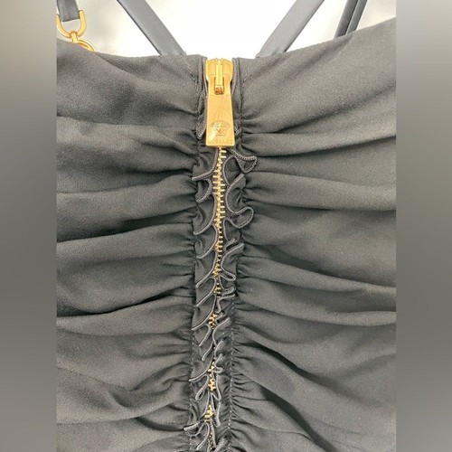 Versace Medusa Bodycon ruched midi dress black NWT RRP US$2800 - Picture 12 of 15