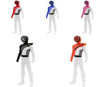 NEU Sentai Hero Serie Boon Rot & Blau & Pink & Schwarz & Orange Set Boonboomger