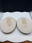 Pair of Vintage Oval Ceramic Wall Hanging Butterflies 5.75” *READ — photo 6