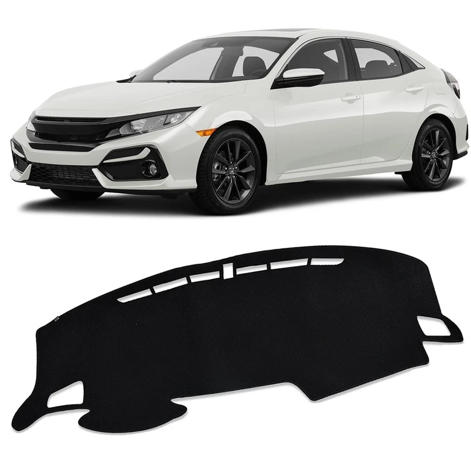 Противоскользящий солнцезащитный коврик для приборной панели для Honda Civic 2016-2021 - Изображение 2 из 4