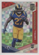 2019 Panini Donruss Elite Rookies Red /299 Darrell Henderson #122 q3y