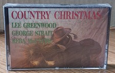 COUNTRY CHRISTMAS: Factory Sealed Audio Cassette Tape- 1991