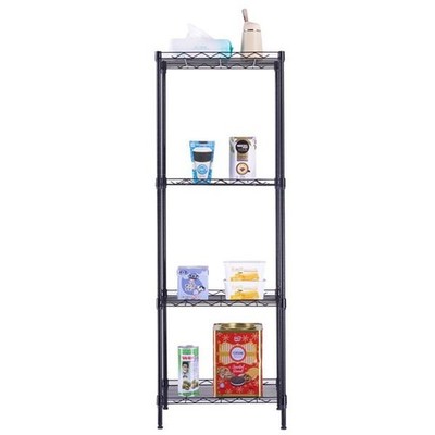 4 Tier Wire Shelving Unit Metal Storage Rack