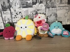 Bum Bumz by Russ Bundle Plush Mix Lot Of 5 Valentines, Food, Sea Life, Soft