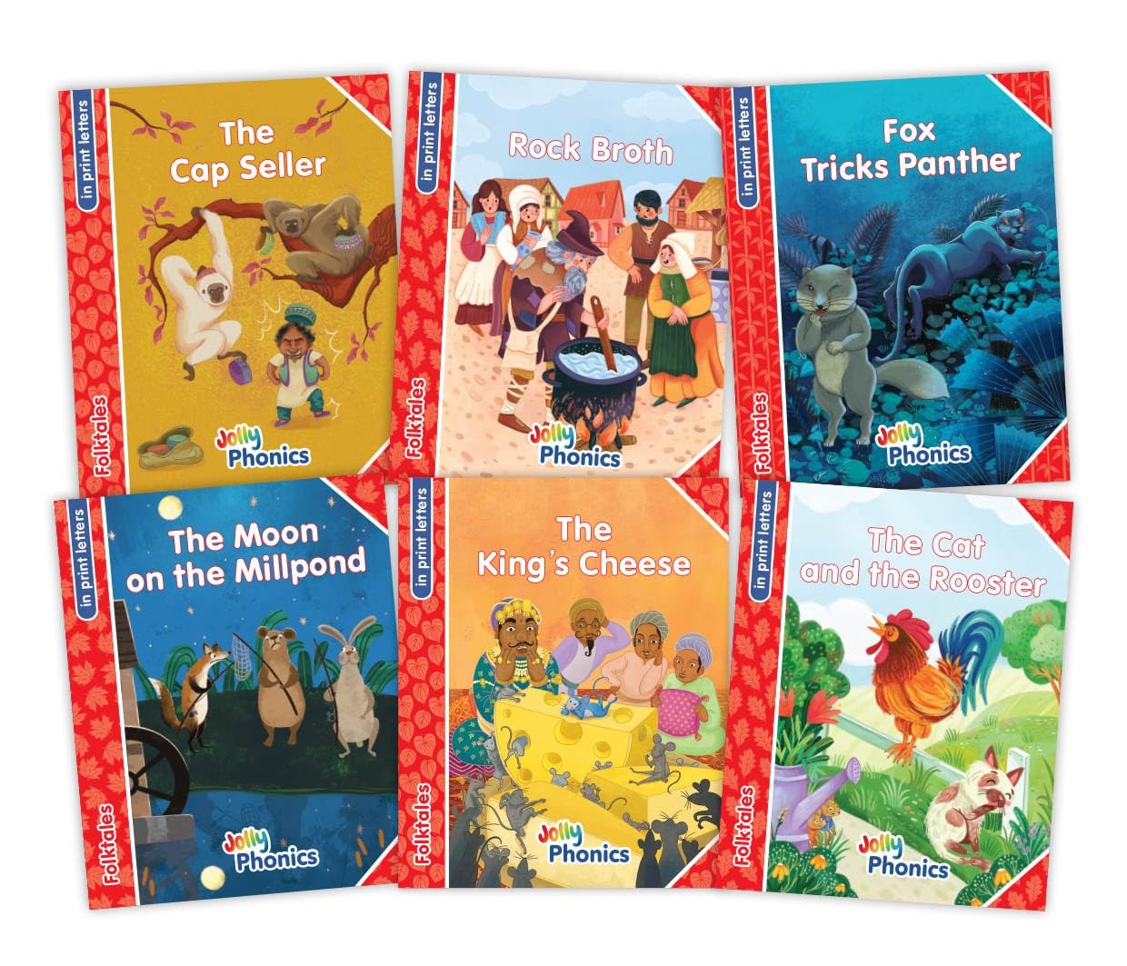Jolly Phonics Folktales Red Readers (Level 1) C. Guille-Marrett, Guille- PB**