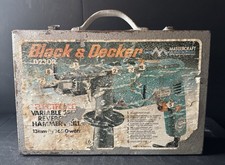 Vintage Black and Decker Electric Drill With 13mm Chuck With Key