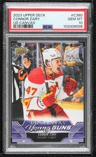 2023 Extended Series UD Canvas Young Guns Connor Zary #C380 PSA 10 GEM MT 04py