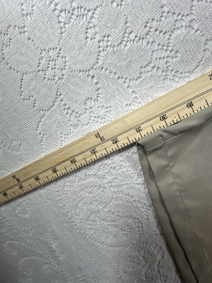 Pantalones Cortos de Golf Tek Gear Para Hombres 32 Beige Poliéster Sólido Elastizados Frente Plano Foto 4 de 4